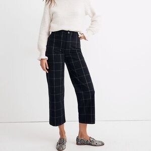 Madewell Slim Emmett Wide Leg Crop Pant